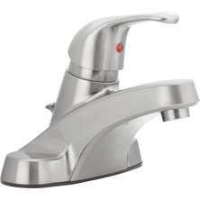 Ms 30-B410-AV-BN Watersense Sertifikalı Banyo Lavabo Bataryası, Fırçalanmış Nikel Tek Kulp
