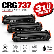 Bionet Teknik Canon MF244DW Muadil Toner – CRG-737 2.4k Uyumlu Siyah Toner 3'li Set