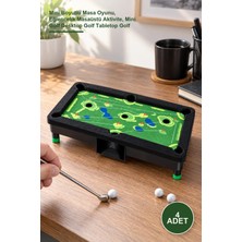 Yenilig 4 Adet Masa Üstü Golf Oyunu – Mini Boyutlu Masa Oyunu, Eğlencelik Masaüstü Aktivite, Mini Golf Desktop Golf Tabletop Golf