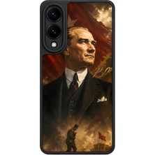 BG AKSESUAR Samsung Galaxy S25 Edge Uyumlu Asker Desenli Kamera Korumalı Darbelere Dayanıklı Kılıf