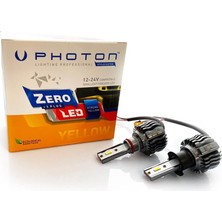 Ms Ampul Zero H3 Xtreme Yellow +3 Plus Fansız LED 12V-24V Headlight Pht ZR3723 Xy