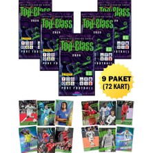 Ms Hediyecik Panini Fifa Top Class 2025 Futbolcu Kartları Trading Card 9 Paket (72 Kart)