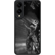 BG AKSESUAR Samsung Galaxy S25 Edge Uyumlu Kabus Desenli Kamera Korumalı Darbelere Dayanıklı Kılıf