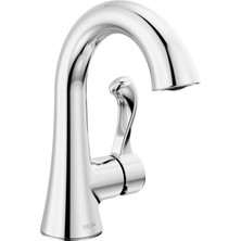 Ms Faucet Esato Tek Delikli Banyo Bataryası, Tek Saplı Banyo Bataryası Krom, Banyo Lavabo Bataryası, Tahliye Tertibatı Dahil, Krom 15897LF