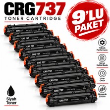 Bionet Teknik Canon MF232W Muadil Toner – CRG-737 2.4k Uyumlu Siyah Toner 9'li Set