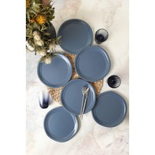 Ms Mat Mavi Bloom Pasta Tabağı 24 cm 6 Adet 399