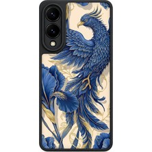 BG AKSESUAR Samsung Galaxy S25 Edge Uyumlu Kuş Desenli Kamera Korumalı Darbelere Dayanıklı Kılıf