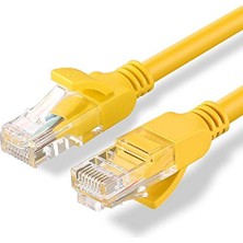 Defne Store CAT5E Ethernet Kablosu, Sarı, 1 Metre