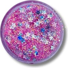 Defne Store Jel Formlu Parlak Glitter; Iridescent Pink, GLITTERMZ1015