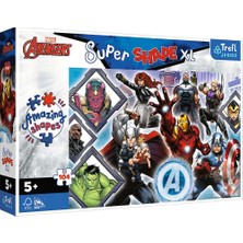 Ms 50018 104 Xl Süper Şekil Çılgın Şekil Yapbozlar Büyük Parçalar Masal Kahramanları Içeren Renkli Yapbozlar 5 Yaş ve Üzeri Çocuklar Için Eğlence Marvel Yenilmezler Favori Yenilmezler