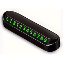 Defne Store Gizle/göster Kapaklı Fosforlu Araç Içi Park Telefon Numarası Kartı