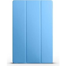 Defne Store Galaxy Tab S10 Plus Smart Cover Standlı 1-1 Kılıf Mavi