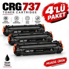 Bionet Teknik Canon MF244DW Muadil Toner – CRG-737 2.4k Uyumlu Siyah Toner 4'li Set