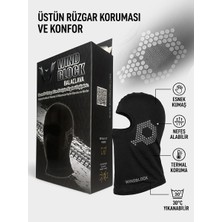 W Motors W Windblock Balaklava - Gelişmiş Rüzgar Azaltma Teknolojisi & Termal Koruma