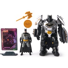Ms Dc Comics, Metal Force Batman Aksiyon Figürü, 15 cm Boyutunda ve 10 cm Mini Figürlü, Yerleşik Patlayıcı ve Zırh Takımı, 4 Yaş ve Üzeri Kız ve Erkek Çocuklar Için Süper Kahraman Oyuncakları
