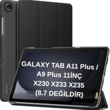 Defne Store Samsung Galaxy Tab A11 Plus 11INÇ X230 ile Uyumlu Kılıf Pu Deri Smart Standlı Case Uyku Modlu X235 X236F