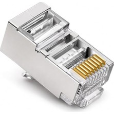 Defne Store PX-CAT660 Shielded Metal Cat6 RJ45 Konnektör, 100'LÜ Paket