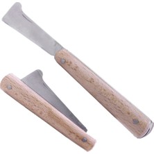 Ms Burcu Aşı Bıçağı Aşılama Makası Düz Uçlu Katlanabilir 17.5 cm