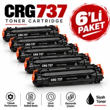 Bionet Teknik Canon MF229 Muadil Toner – CRG-737 2.4k Uyumlu Siyah Toner 6'li Set