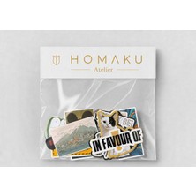 Homaku Laptop Telefon Ajanda Etiket Seti - 15 Parça Sticker -1A014