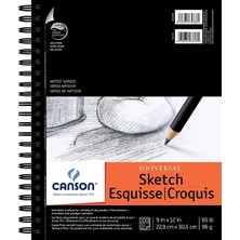 Ms Artist Series Universal Skizzenblock 0 9" x 12" 0
