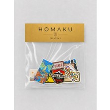 Homaku Laptop Telefon Ajanda Etiket Seti - 15 Parça Sticker -1A015