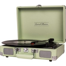 Ms ST14012 Retro Pikap - Yeşil - Bluetooth ve Şarj Özellikli - Tüm Plakları Çalabilme
