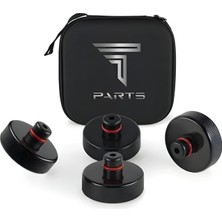 Ms Tesla Model S x 3 Y Juniper/standart Uyumlu Lift Takozu Seti, Tesla Model S x 3 Y Lift Takoz Takımı, Takoz, Batarya Koruyucu Lift Takozu Seti Alt Panel Koruma (4 Adet)