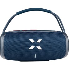Ms Bluetooth Hoparlör Rgb Taşınabilir Kablosuz Tws Stereo Boombox (Mavi) X6701