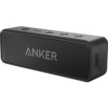 Ms By Anker 2 Bluetooth Hoparlör, 12W Geliştirilmiş Ses, Ipx7 Suya Dayanıklılık, 24 Saat Çalma Süresi, Siyah
