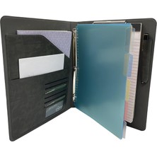 Ms Renkli Klasörlü, Iş ve Röportaj Padfolio, 3 Halkalı Klasör, Pano