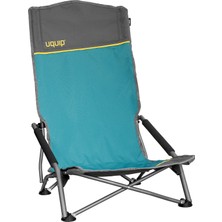 Ms Kamp Sandalyesi Sandy Xl Petrol I Katlanabilir Plaj Sandalyesi 120 kg Taşıma Kapasitesi I Kompakt Katlanır Çelik ve Polyester Sandalye I Kamp, Plaj, Balıkçılık, Bahçe ve Festivaller Için