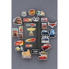 Ms Cars/arabalar Sticker Paketi/bullet Journal Defter Çıkartma Ajanda Laptop Etiket