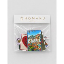 Homaku Laptop Telefon Ajanda Etiket Seti - 15 Parça Sticker - 1A013