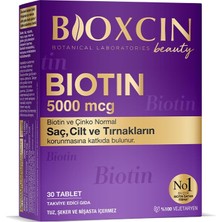 Ms Biotin 5000 Mcg | Saç ve Tırnak Sağlığı Için Biotin | Yorgunluk ve Enerji Metabolizması Desteği | 30 Tablet | Şeker ve Gluten Içermez