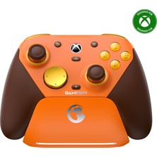 Ms G7 Pro Kablolu Xbox One ve Xbox Series X/s Için Kablosuz, Pc Için, Tmr Çubukları, Hall Etkisi Tetikleyiciler, Jack 3,5 mm - Amber Flame