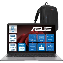 Ms Expertbook P1 P1503CVA Intel® Core™ 5 210H 24GB Ddr5 256GB SSD 15.6"fhd (1920 x 1080) 300NITS Freedos Taşınabilir Bilgisayar ZC516512G0DF06+ZETTAÇANTA
