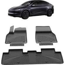 Ms Tesla Model Y Juniper 2025+ ile Uyumlu 4.5d Pro Premium Oto Havuzlu Paspas