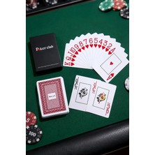 Ms Kırmızı Pvc Plastik Su Geçirmez Jumbo Blackjack Iskambil Oyun Kağıdı CIN642KR