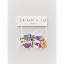 Homaku Laptop Telefon Ajanda Etiket Seti - 15 Parça Sticker -1A012