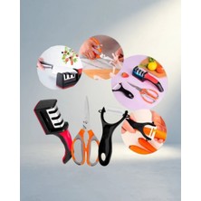 Ergonomik Çok Fonksiyonlu Mutfak Makas Seti 3'lü