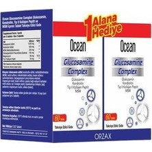 Ms Ocean Glukozamin Kompleks 60 Tablet 2'li Paket