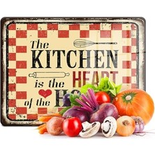 Defne Store 20X30 cm Desenli Cam Kesme Tahtası ve Sunumluk