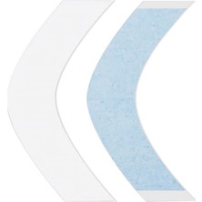 Defne Store Lace Front™ Protez Saç Bandı Düz 1″ x 3″ (2,5 x 7,5 Cm) 36 Adet (Oval "a″ (2,0 x 7,5 Cm))