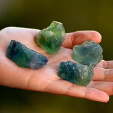 Defne Store Yeşil Florit Taşı Ham Kütle