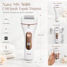 MS-5680 USB Şarjlı Topuk Törpüsü