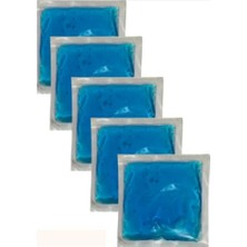 Defne Store Medpride Termojel Sıcak Soğuk Kompres Jel Buz Paketi; Mavi, 13X13 Cm, 5 Adet, Yeniden Kullanılabilir, Jel Paket