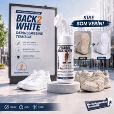 Defne Store Ayakkabı; Back 2 White Temizleme Köpüğü 150 Ml, Kendinden Fırçalı Başlıklı Leke Çıkarıcı ve Beyazlatıcı Bakım Köpüğü
