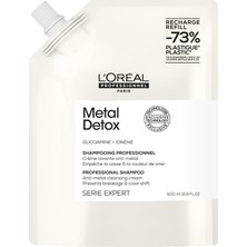 Ms L'oréal Professionnel Serie Expert Metal Detox Refill Şampuan 500 ml - Işlem Görmüş ve Boyalı Saçlar Için Kırılma Karşıtı Bakım
