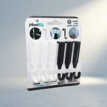 Pratik Tek Kollu Çok Amaçlı Plastik Askı 6'lı Set